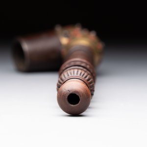 A Persian wooden pipe with bronze and steel mounts, Iran, 19th C. — 照片 6