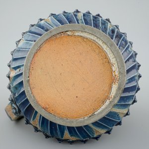 A pewter-mounted Muskau stoneware stein, dated 1660 — 照片 8