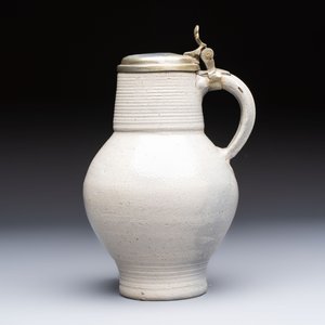 A pewter-mounted stoneware jug, Germany, 18th C. — photo 2