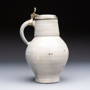 A pewter-mounted stoneware jug, Germany, 18th C. — photo 4