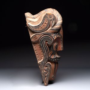 A polychrome 'Batak Singa' architectural element, North Sumatra, Indonesia, 19/20th C. — photo 3