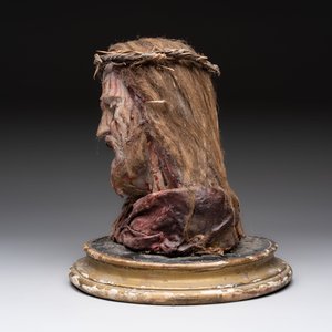 A polychrome devotional wax bust of Christ, Italy, 19th C. — photo 2