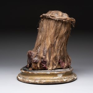 A polychrome devotional wax bust of Christ, Italy, 19th C. — photo 3