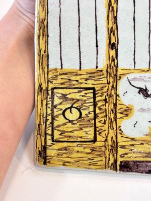 A polychrome Dutch Delft 'bird cage' plaque, 18th C. — photo 4