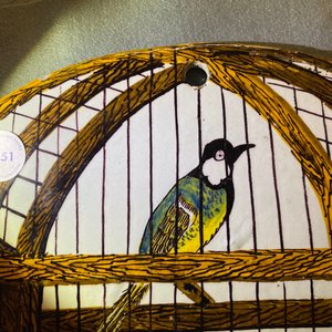 A polychrome Dutch Delft birdcage plaque, dated 1773 — photo 5