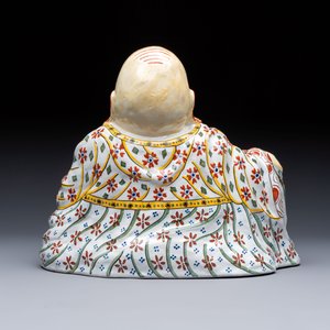 A polychrome Dutch Delft 'Budai' figure, 19th C. — photo 3