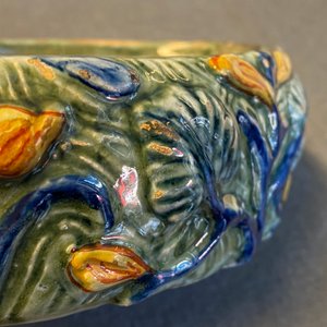A polychrome Dutch Delft butter tub in the shape of a cow, 18th C. — photo 15