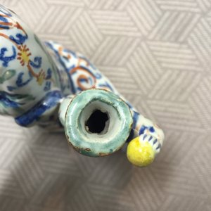 A polychrome Dutch Delft Chinoiserie group, 18th C. — photo 2