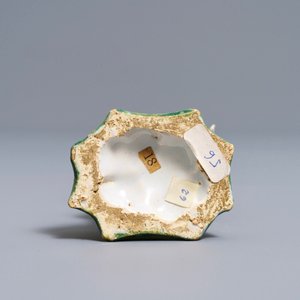 A polychrome Dutch Delft figure of a boy with a hat, 18th C. — 照片 6
