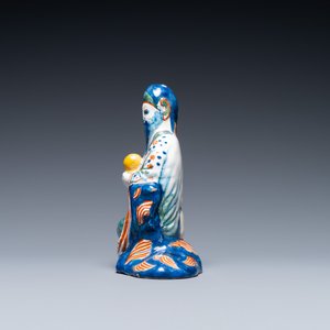 A polychrome Dutch Delft figure of a Chinaman, 18th C. — photo 5
