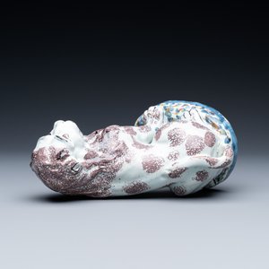 A polychrome Dutch Delft lion, 18th C. — 照片 6