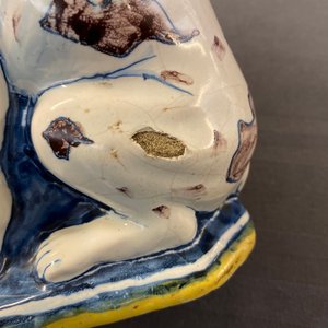 A polychrome Dutch Delft model of a dog, early 18th C. — 照片 11