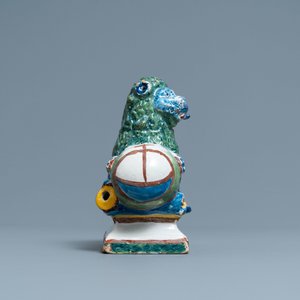 A polychrome Dutch Delft model of a lion, 18th C. — 照片 5