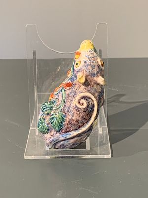 A polychrome Dutch Delft model of a squirrel, 18th C. — photo 13