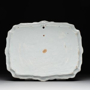 A polychrome Dutch Delft 'pastoral subject' plaque, 18th C. — photo 2