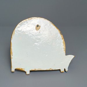 A polychrome Dutch Delft trompe l'oeil birdcage plaque, 18th C. — photo 2