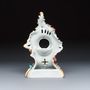 A polychrome faience rococo watch stand — 照片 4