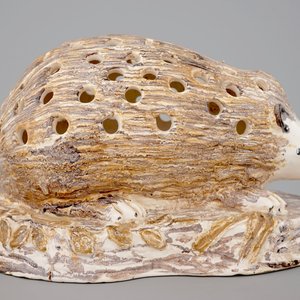 A polychrome flower holder shaped as a hedgehog, North of France, 18/19th C. — 照片 3