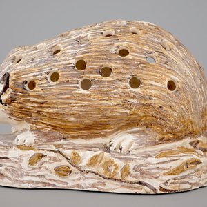 A polychrome flower holder shaped as a hedgehog, North of France, 18/19th C. — 照片 4