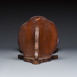 A polychrome French faience wall fountain and basin — 照片 8