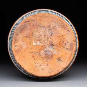 A polychrome Italian albarello with stylised floral design, 19th C. — photo 6