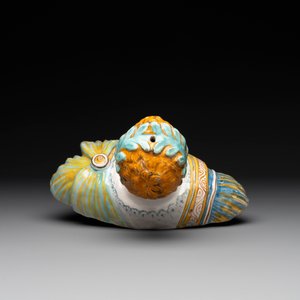 A polychrome Italian maiolica bust of Caesar, Deruta, 17th C. — photo 6