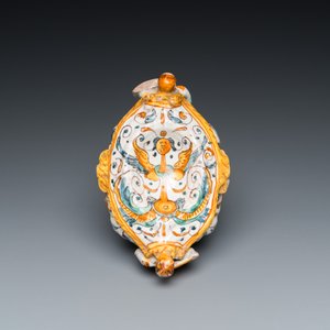 A polychrome Italian maiolica salt, Deruta, 17th C. — photo 6