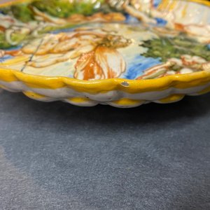 A polychrome Italian maiolica 'Venus and Satyre' crespina, Urbino, 16th C. — 照片 10