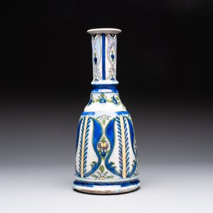 A polychrome pottery hookah base and a Persian turquoise-glazed pottery jar, late Qajar period, Iran, 19/20th C. — 照片 10