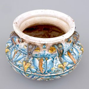 A polychrome relief-decorated basin, Winterthur, Switzerland, 16th C. — 照片 1