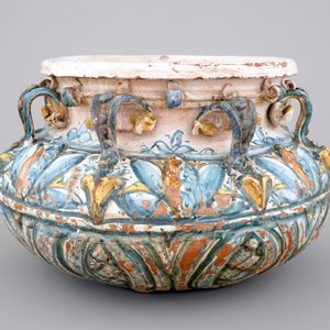 A polychrome relief-decorated basin, Winterthur, Switzerland, 16th C. — 照片 3