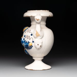 A polychrome two-handled vase, Nevers, 17th C. — photo 4