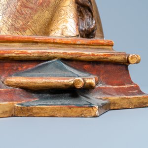 A polychrome wooden bust of the Virgin Mary, Germany, 15/16th C. — photo 20