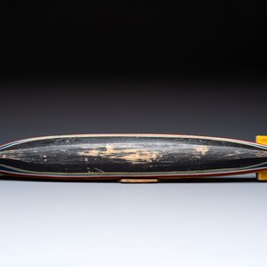 A polychrome wooden model of a traditional Madurese boat, Indonesia, 19/20th C. — foto 7
