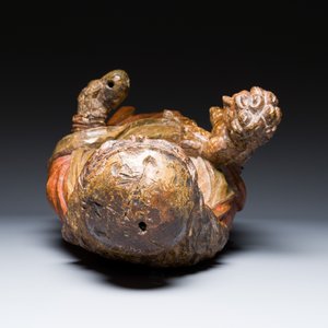 A polychromed carved oak figure of a Madonna and Child, probably France, 16th C. — foto 7
