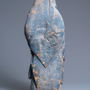 A polychromed oak figure of a monk, 2nd half 15th C. — 照片 4