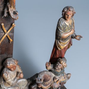 A polychromed wooden crucifixion group, Northern Italy, 16th C. — photo 9