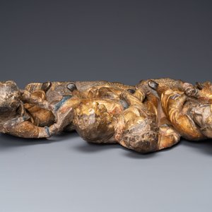 A polychromed wooden 'Lamentation of Christ' group, Brabant, 1st quarter 16th C. — 照片 7