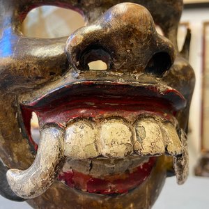 A polychromed wooden mask, Java, Indonesia, 19th C. — 照片 10