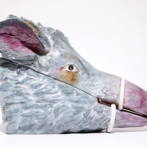 A porcelain boar's head tureen, Germany, 20th C. — 照片 4