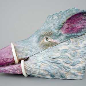 A porcelain boar's head tureen, Germany, 20th C. — 照片 2