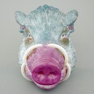 A porcelain boar's head tureen, Germany, 20th C. — 照片 5