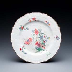 A porcelain Kakiemon-style plate, France, Chantilly, 18th C. — photo 1