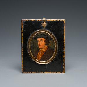 A portrait miniature of Otto II von Wolfskeel, probably Germany, 19th C. — 照片 1