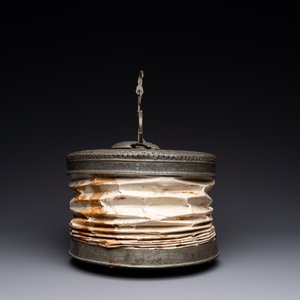 A Qajar tinned copper and folding paper lampion lantern, Iran, 19th C. — 照片 7