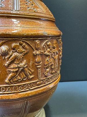 A Raeren stoneware 'peasant dance' jug, late 16th C. — photo 7