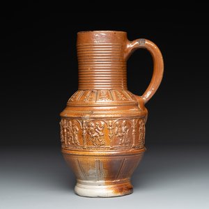 A Raeren stoneware 'peasant dance' jug, late 16th C. — photo 1