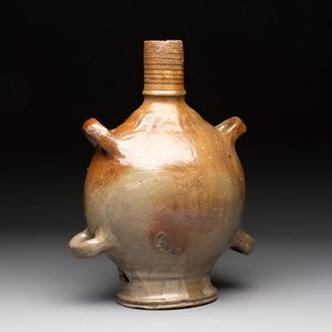 A Raeren stoneware pilgrim's flask, Germany, 17th C. — photo 1