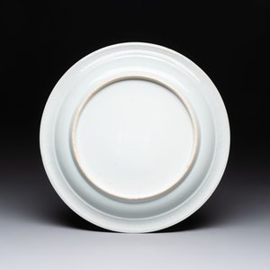 A rare and large Chinese blue and white 'Bacchus' dish, Kangxi — photo 2