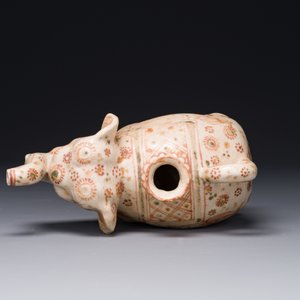 A rare Annamese or Vietnamese polychrome-enamelled 'elephant' jug, 16th C. — photo 5